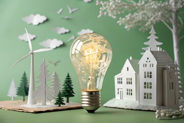 Illuminating the path towards sustainable energy solutions and a greener future, envisioning ecological growth and innovation