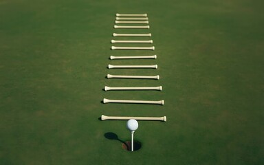 Precision Golf Putting Drill: Improve Your Short Game with This Visual Guide