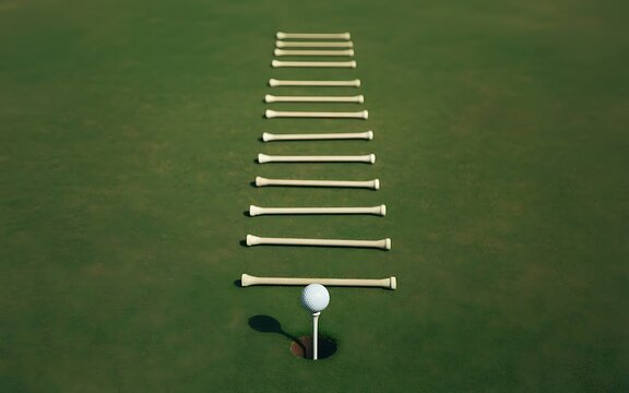 Precision Golf Putting Drill: Improve Your Short Game with This Visual Guide