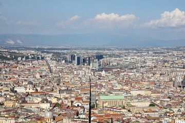 aerial view of Naples