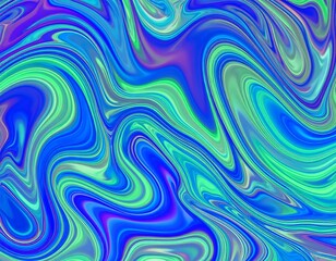 Vibrant abstract swirls