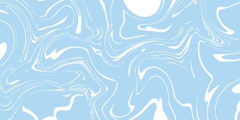 Abstract background seamless pattern with colorful waves. Trendy vector illustration in retro psychedelic style
