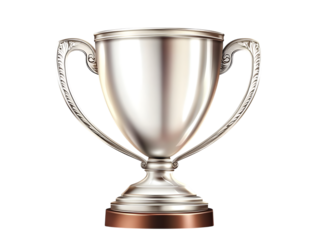  Silver trophy cup
