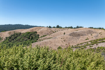 Anniversary trailhead, State Route 35 (SR 35), Skyline Boulevard. Santa Clara Valley Vista Point,...