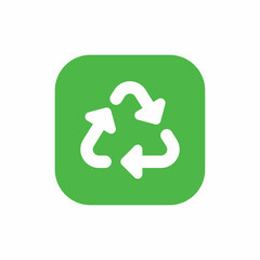 recycle symbol icon sign vector