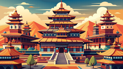 Durbar Square, Kathmandu, Nepal
Intricately carved wooden palaces and pagodas cluster together, standing resilient against time and tremors, embodying the heart of Nepal’s artistic and royal heritage.