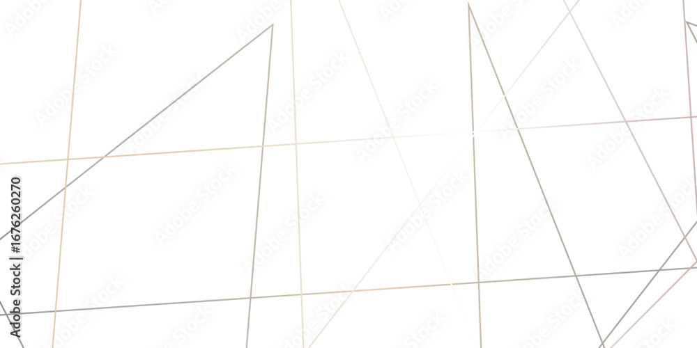 Poster golden gradient abstract luxury geometric random chaotic lines with many line and triangles shape. v
