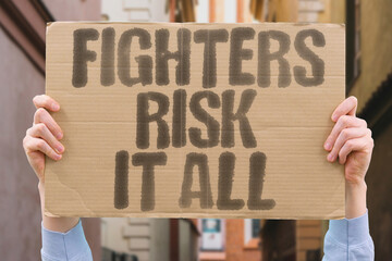 “Fighters Risk It All”, symbolizing the sacrifices and dangers faced in military aviation and...