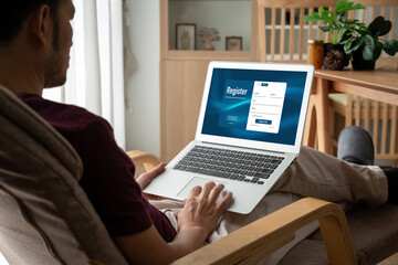 Online registration form for modish form filling on the internet website