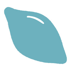 Korean mooncake, traditional Chuseok food, isolated on transparent. Hand drawn flat vector illustration. Mid Autumn Festival design element, holiday clip art