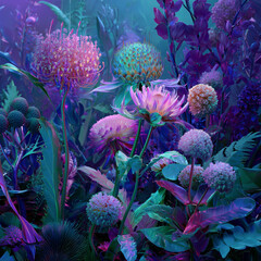 Close-up of Colorful Floral Arrangement