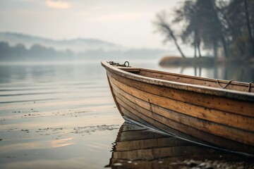 Obraz premium boat on the lake