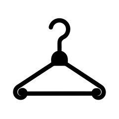 coat hanger isolated on white