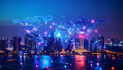 Global city network at night (1)