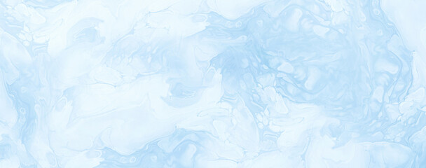 Pastel Blue White Marble Texture Fluid Acrylic Paint Boho Aesthetic Wedding Invitation Background Digital Paper Seamless Overlay