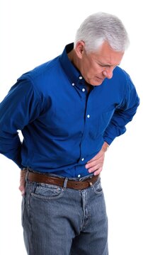 Agonizing struggle: man endures ache from prostate issue, urinary tract distress, genital irritation, bacterial source, medical urgency, physical torment, masculine ailment, chronic discomfort,