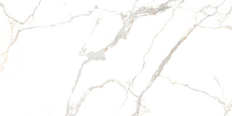 White Marble Porcelain Tile with Grey and Gold Veins – Elegant Stone Texture for Interiors