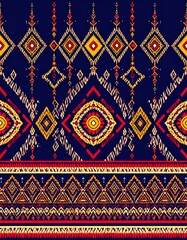 Vibrant, patterned textile design
