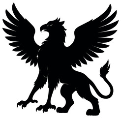 Obraz premium Mythical creatures flat icon set. featuring griffin, dragon, unicorn, phoenix, mermaid, and centaur designs