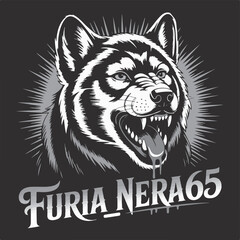 vector illustration of a tiger