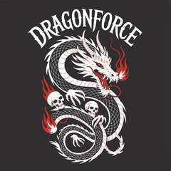 chinese dragon tattoo design