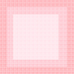 正方形の背景　格子とグラデーション　ピンク