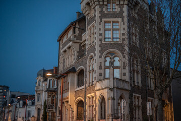 Fototapeta premium L'architecture des bâtiments de la ville de Vichy en Auvergne