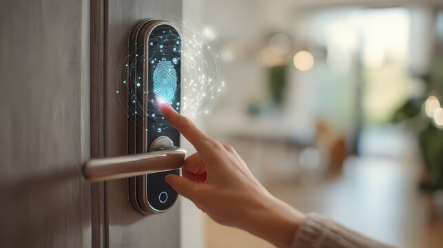 Modern gated entrance with smart security access control and biometric/automated entry.