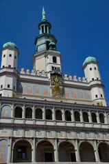 Obraz premium Poland, Poznań July 15, 2024 the historic and charming town hall in Poznań