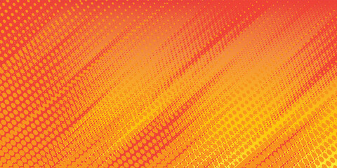 Fototapeta premium Halftone raster gradient retro comic yellow background, eps 10 stock vector illustration