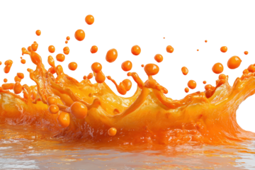 Vibrant orange juice splash (1)