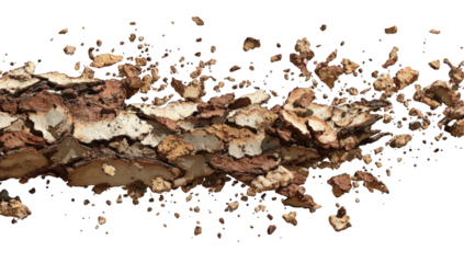 Abstract wood texture explosion