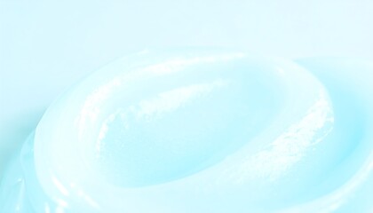 Light blue, smooth, creamy texture