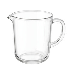 Glass Jug Isolated on White Background