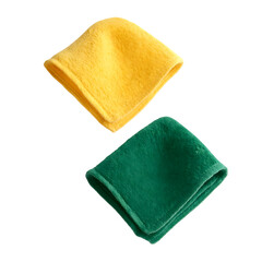 Towels Isolated on White Background