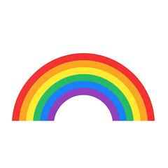 Fototapeta premium Rainbow clip art vector illustration colorful rainbow graphic design for kids and lgbtq community pride month