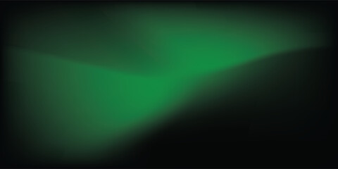 Black dark green abstract background for design. Color gradient. Wave, fluid. black red surface with metallic effect., spot. Neon, glow, flash, shine. Template. Rough, grain, noise