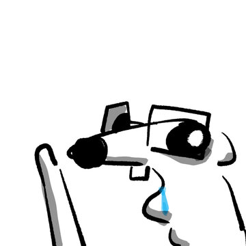 Cartoon Dog with Glasses illustration