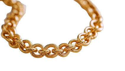 Obraz premium Close-up of a gold chain necklace (1)