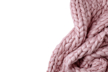 Close-up of a blush pink knitted fabric
