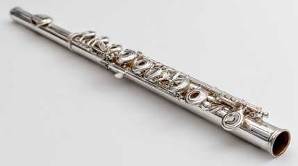 Fototapeta premium Polished silver flute
