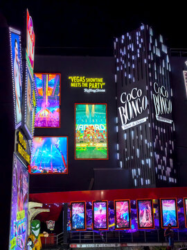 Coco Bongo Club in the Hotel Zone, Canc&uacute;n, Quintana Roo, Mexico, August 29, 2025. Facade of the club.