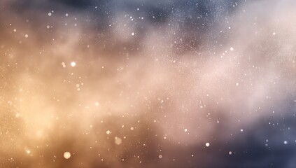 Obraz premium Abstract cosmic nebula, soft pastel hues, swirling dust clouds, scattered light