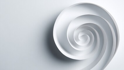 Obraz premium Abstract spiral design on a light background