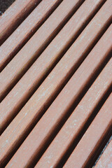 Wooden slats