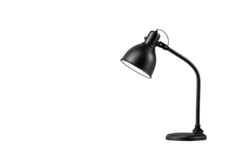 Black desk lamp, simple design