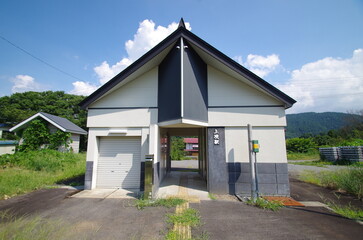 飯山線の上境駅