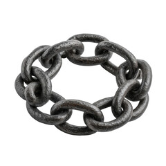 Fototapeta premium Circular Iron Chain