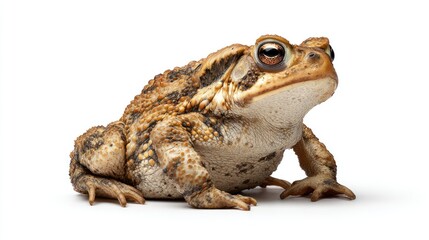 Fototapeta premium Toad against a white background
