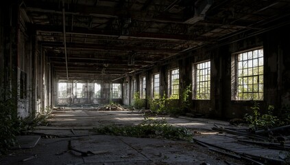 Abandoned Building Interior Decay
